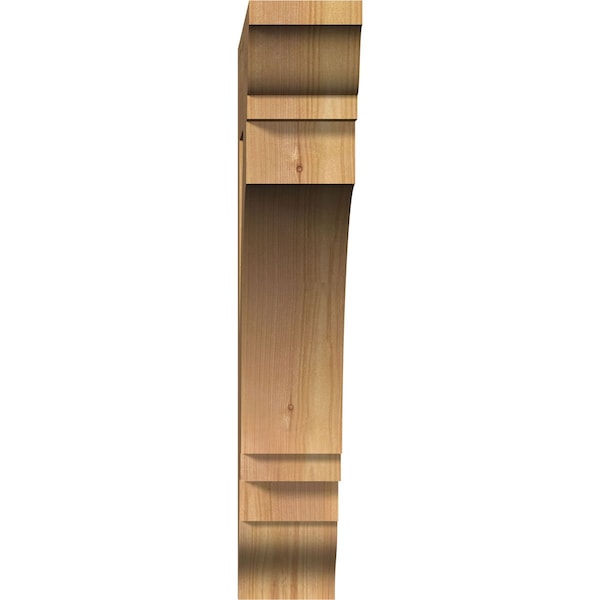 Imperial Traditional Smooth Bracket, Western Red Cedar, 3 1/2W X 20D X 20H